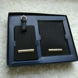 Tommy Hilfiger luggage and passport case